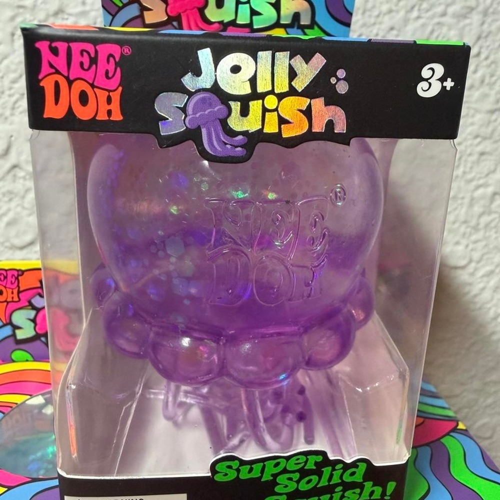 Authentic NeeDoh Jelly Swish purple